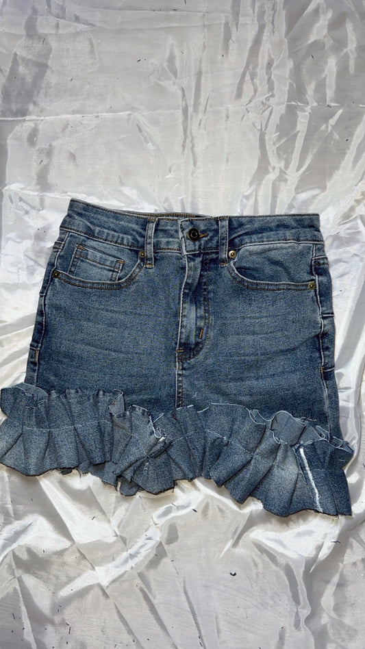 Denim Mini Skirt